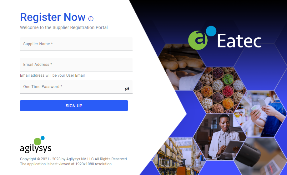 A screenshot of a login page

Description automatically generated